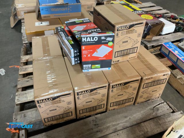 Lot 2-18971 - Skid of of Halo 6” ultra thin downlights (direct ceiling mount)