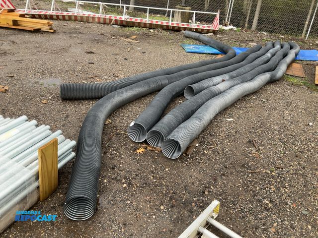 Lot 2-15750 - About 133’ Total of 7”D Flexible Tubing; Unused
