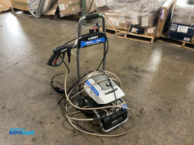 Lot 2-18378 - Hart electric pressure washer 2500psi 1.1GPM with automatic soap dilution