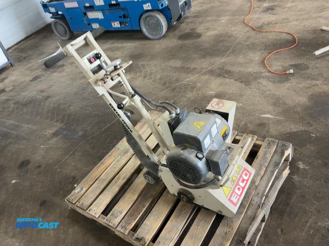 Lot 2-33275 - Edco Model CPM8-5B Electric Concrete Scarifier, 8” Working Width, Baldor 5hp 230 Volt Single Phase M...