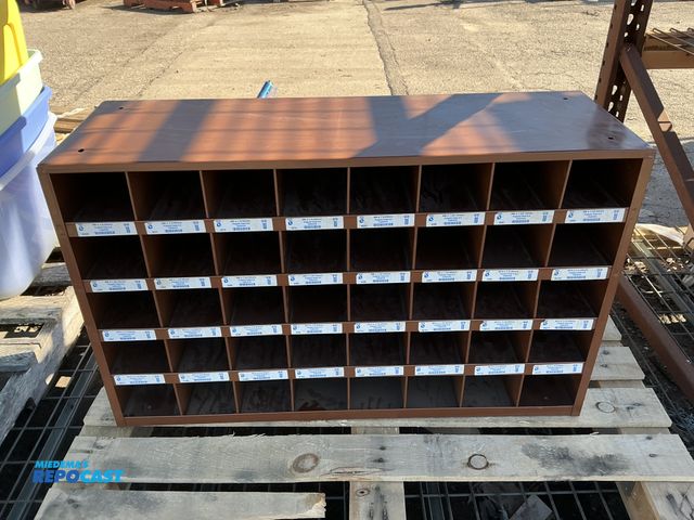 Lot 2-95970 - 36"x22"x12" Metal Bolt Bin Component Organizer 8 wide by 5 High