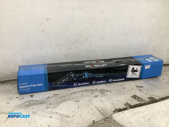 Lot 2-13793 - Geveelife 2-in-1 Electric brushless/cordless/extendable pole saw for tree branches wood cutting