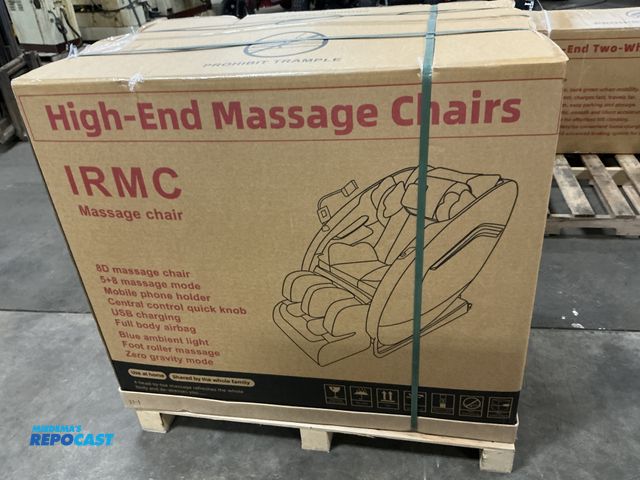 Lot 2-43476 - New SDLANCH IRMC Massage Chair, 5+8 massage mode, mobile phone holder, central control quick knob, U...