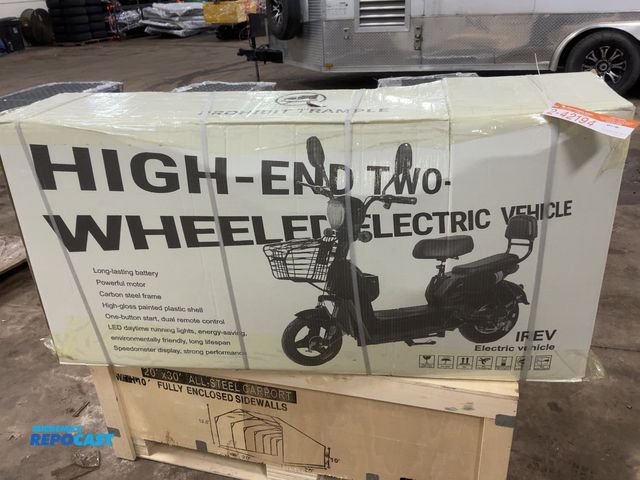 Lot 2-42194 - New SDLANCH IREV Electric Scooter, Battery Operated, Steel Frame, Painted Plastic Shell, LED Running...