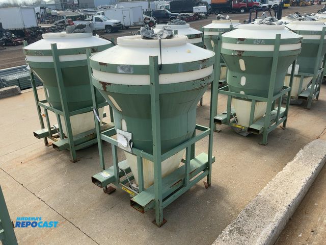 Repocast.com - Lot 2-34891 - (1) Used Material Storage Hopper, Metal ...