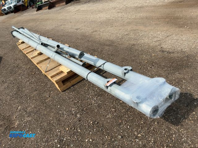 Lot 2-tbd - (2) New 25' Galvanized Metal Light Poles with (2) Arms (one approx. 10’ and one approx. 16’), 11-1/2...
