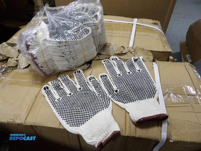 Lot 2-51052 - lot of 240 pairs of new condor general purpose knit gloves, pvc coated, large, #5jK50