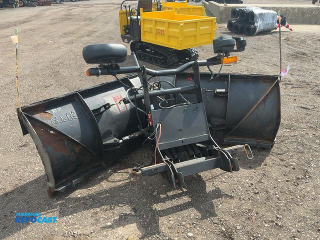 Lot 2-43298 - Used Boss RT3 Power V Snow Plow Blade, Smart Hitch 2, Spring Trip, Metal Cutting Edges, Each Side of...
