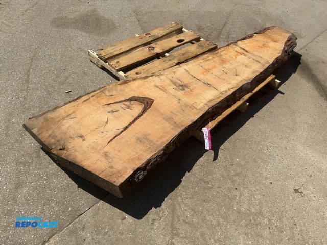 Lot 2-21464 - Live Edge Cherry Wood Slab, approx. 2-1/2" thick, approx. 103" long, 28-1/2" at widest point