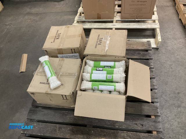 Lot 2-91100 - Lot of (4) boxes of white Hank sash cord 7/32 inch x 100 feet