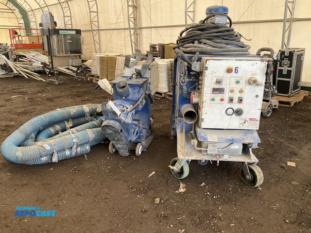 Lot 2-23964 - Blastrac Shot Blaster/Dust Collector Electric Powered Concrete Preparation