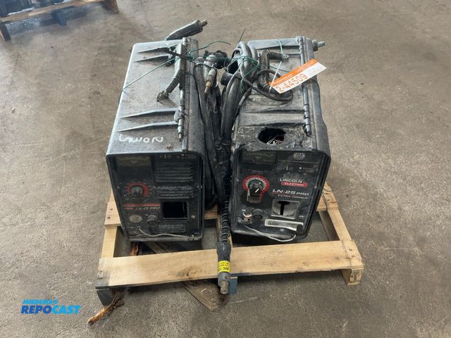 Lot 2-44509 - (2) Used Lincoln Electric Suitcase Wire Feeders, LN-25 Pro