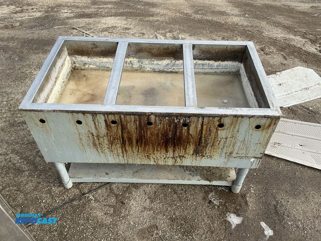 Lot 2-73365 - Steel Frying/Grease Table