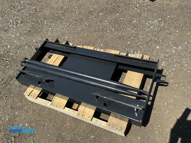Lot 2-44584 - New JCT Bale Spear Skid Steer Attachment, Universal Quick Attach, Has Two Spears that Stick Out Appr...