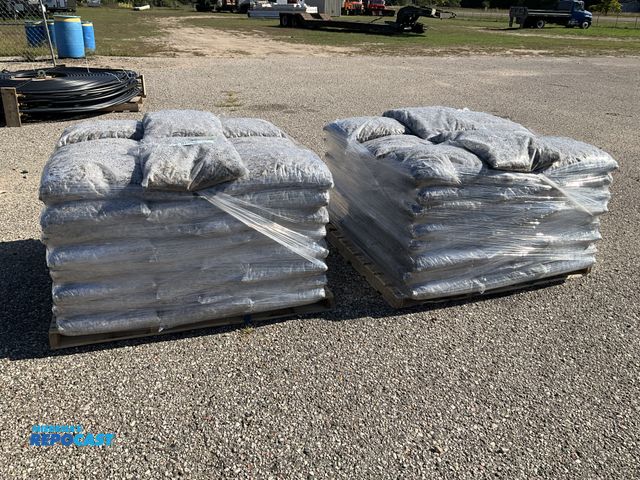 Lot 2-61556 - 2 Pallet of Crushed Field Stone, 100 Bags, 40 LBS Each, (4,000 Lbs Total) Stone Size: 1/4”-3/4”, Nat...