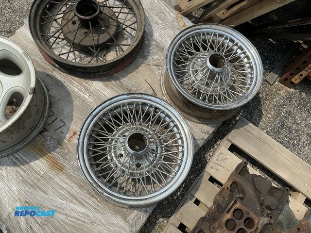 Lot 2-18382 - Lot of (2) Mustang Rims for Tires, Unknown Year