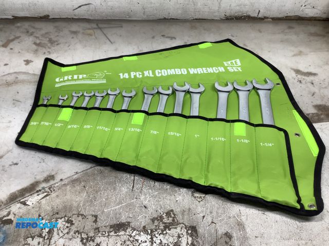 Lot 2-69383 - 14pc SAE XL combo wrench set 3/8" to 1 1/4"