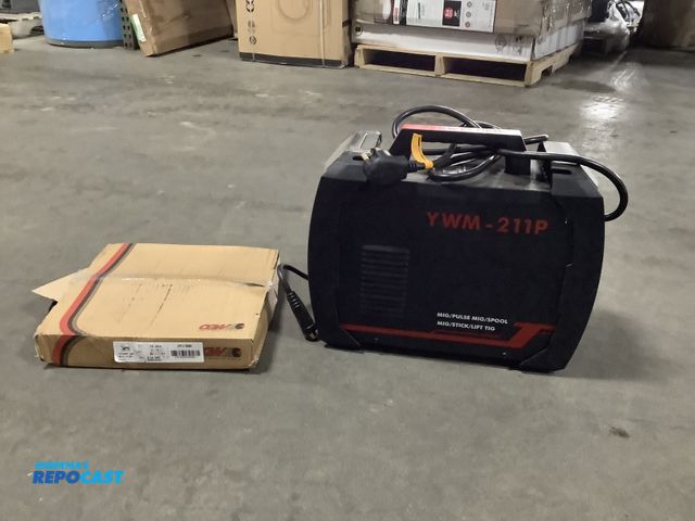 Lot 2-67017 - Large display portable yes welder YWM-211P and (10) CGW heavy duty grinding wheels