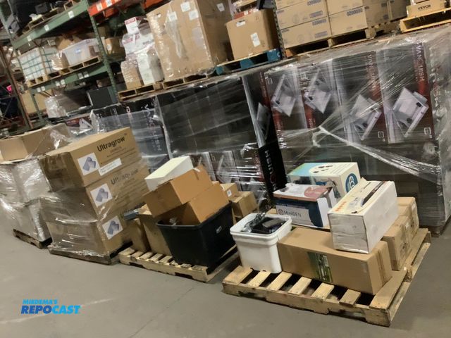 Lot 2-93449 - Lot of (8 Skids) 4 Skids of Vanquish Grow Lights 8” and 4 Skids of Ultra Grow Pipes and Other Miscel...