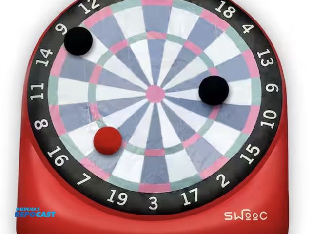 Lot 2-92685 - Swooc SWOOC Kick Dart Inflatable Target (Comes with Pump and Sticking Surface but No Balls Included)