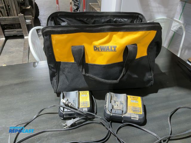 Lot 2-53632 - (1) DeWalt Tool Bag, (1) DeWalt DCB107 12v/20v Battery Charger, and (1) DeWalt DCB112 12v/20v (DOBSO...
