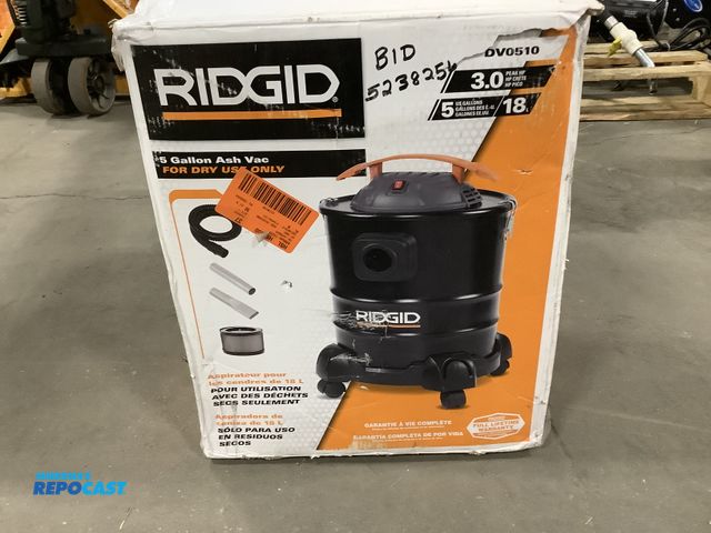 Lot 2-60872 - Skid of miscellaneous items including electric oil pump 5 gallon ash vac and a drain cleaning machin...