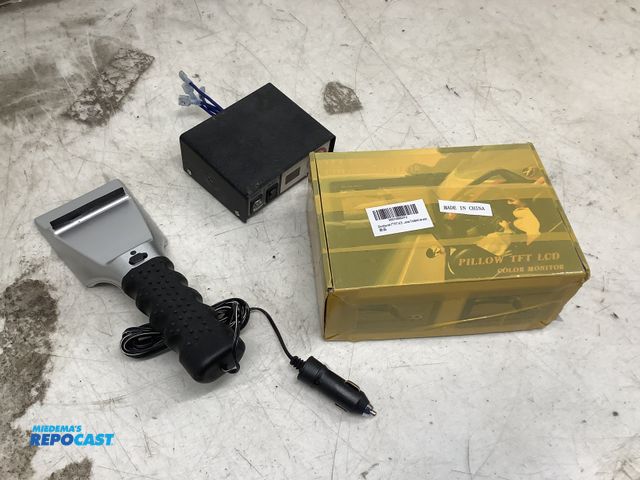 Lot 2-35280 - (1) Pillow TFT LCD Color Monitor, SnowEx Salt Spreader Controller, and an Electric Heated Windshield...