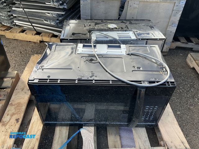 Lot 2-33810 - Skid of Furrion 1.5cu ft Over the range Microwave - new - scratch &amp; dent