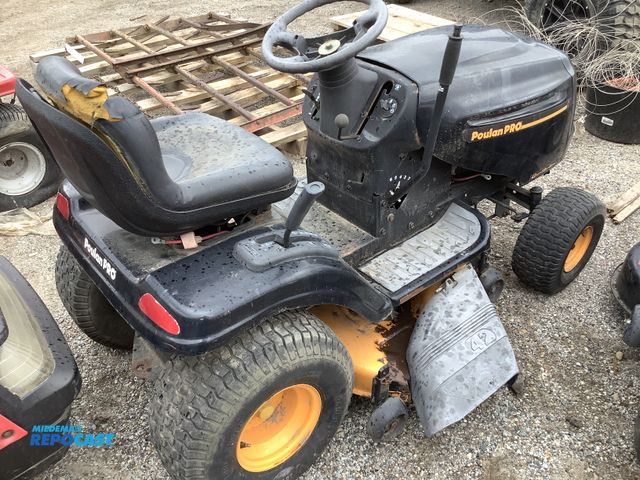 Lot 2-15596 - Poulan Pro Lawn and Garden Riding Lawn Mower