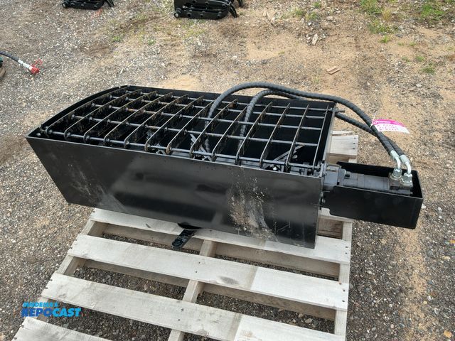 Lot 2-20364 - New SDLANCH Concrete Mixer Mini Skid Steer Attachment, manual lower discharge hole, approx. 3' wide ...
