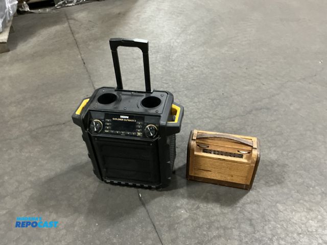 Lot 2-99064 - Ion explorer outback 2 Bluetooth speaker 100-240V and a Philco roll top radio