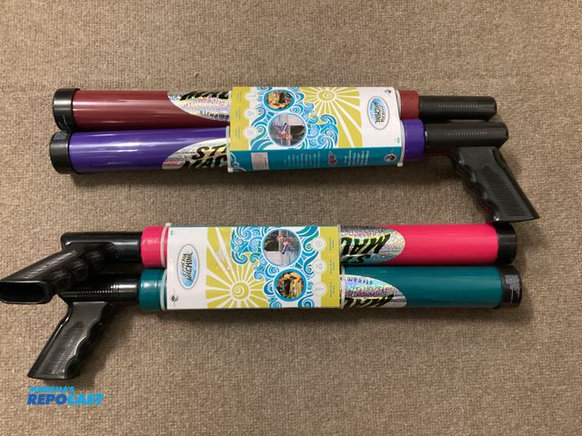 Lot 2-95826 - Two new Twin packs of the Original Stream Machine. Total of four. Shoots up to 70 feet of water, qui...