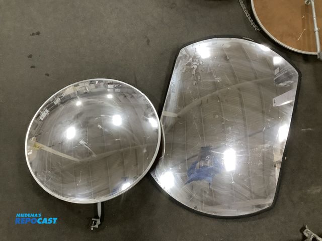Lot 2-35287 - 26” Convex Safety Mirror and a 36” x 25” Low Clearance Safety Mirror