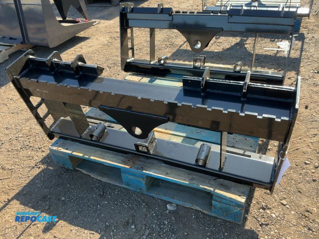 Lot 2-43830 - New Wolverine Universal Skid Steer Quick Attach Fork Carriage, has 2” Receiver and Spots to Mount Ba...