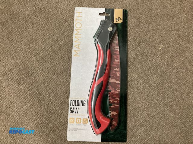 Lot 2-77686 - New New MAMMOTH Triple Serrated tooth edge Folding Saw. 10 inch blade length, chip removal groove, s...