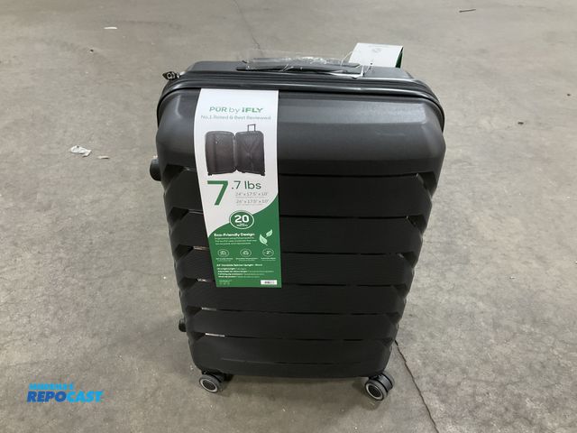 Lot 2-76882 - iFly 7.7lb Black 24” x 17.5” x 10” Hardside Suitcase on wheels