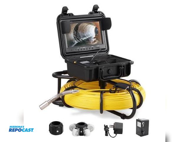 Lot 2-96275 - VEVOR sewer camera 159 ft pipeline inspection camera with 9-inch screen waterproof