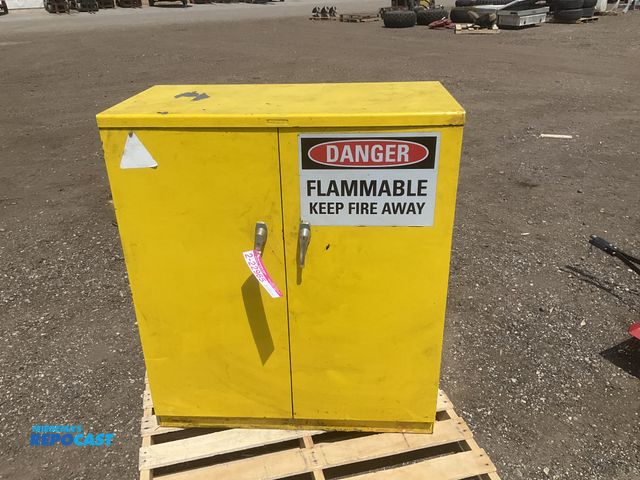 Lot 2-22965 - Steelcase two door cabinet 36”W x 18” x 42”T, two adjustable height shelves, used