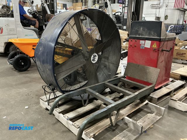 Lot 2-18023 - Big Air Industrial Fan and Industrial Heavy Duty Dolly