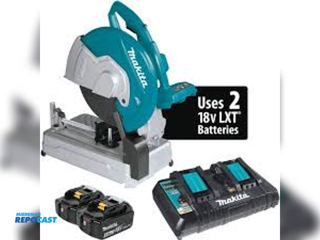 Lot 2-27359 - Makita 14” cut-off saw kit model XWL01PT