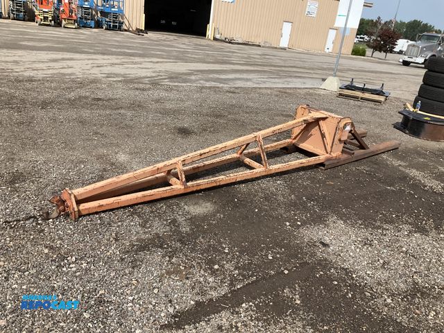 Lot 2-40861 - 15’L Long Truss Boom, has fork pockets, pintle hitch on end, custom made