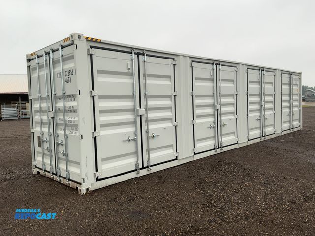 Lot 2-44389 - 2026 40’L x 8’W x 9’ 6”T High Cube Shipping/Ground Container, swing doors on one end and four sets o...