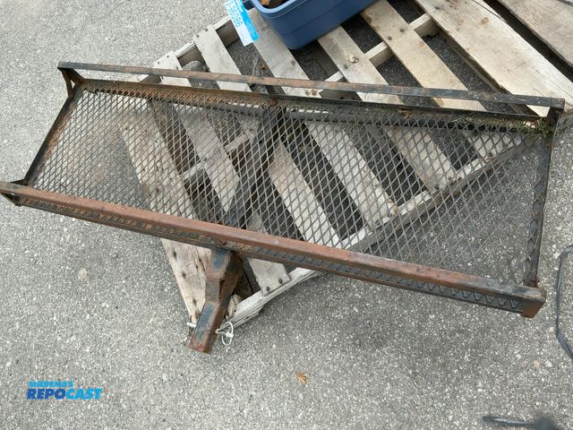 Lot 2-96088 - Trailer hitch metal storage rack 5’ x 19 1/2”
