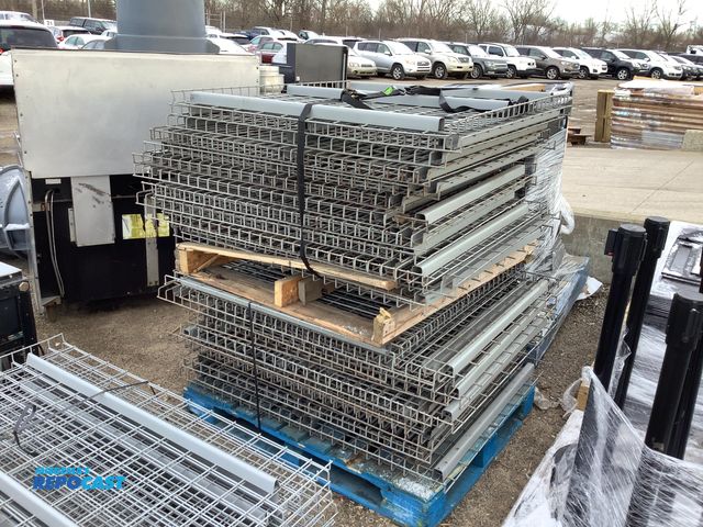 Lot 2-73396 - Skid Lot of 43” W x 46” L Pallet Rack Gratings