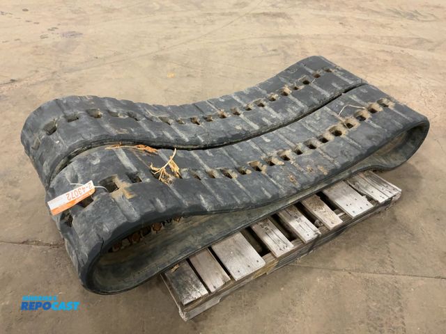 Lot 2-43072 - (2) Used 15.75” Wide Rubber Tracks off a Bobcat T595, Bobcat Bridgestone Brand, Part No. 6685650
