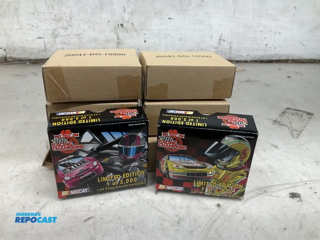 Lot 2-96379 - (8) Racing Champions 1989 10 years limited edition NASCAR 1:64 scale diecast adult collectibles