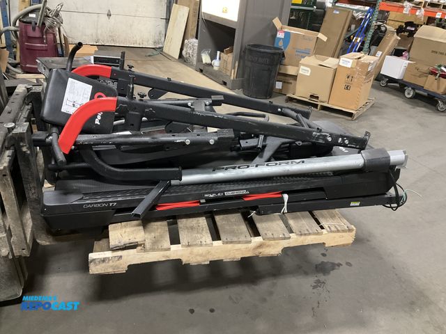 Lot 2-74637 - Proform Carbon T7 Treadmill- Missing Hardware &amp; Pelpo Pull Up Bar Station 
Both Untested and Una...