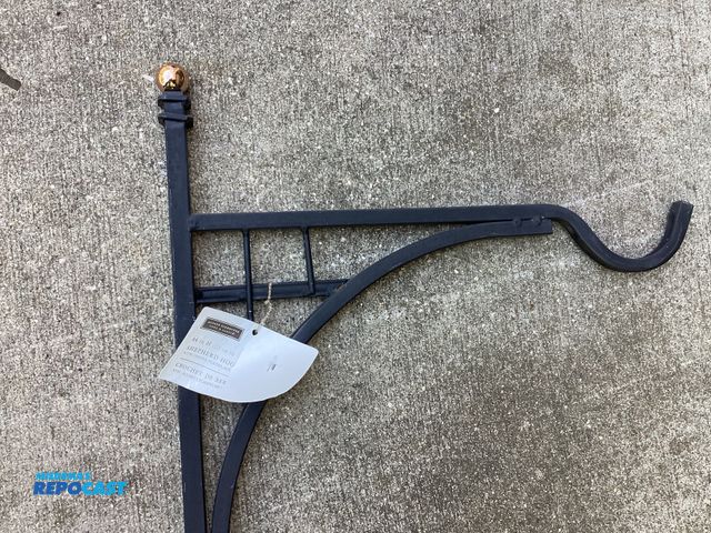 Lot 2-76443 - New Modern Farmhouse Home and Garden Shepherds Hook with Copper plated accent. 84” high.