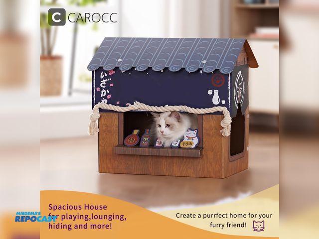 Lot 2-74435 - CAROCC Natazo Happy Laws Tent for indoor cats