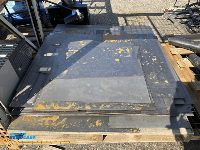 Lot 2-93245 - Skid lot of various sized Sheet Steel